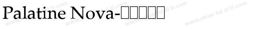 Palatine Nova字体转换